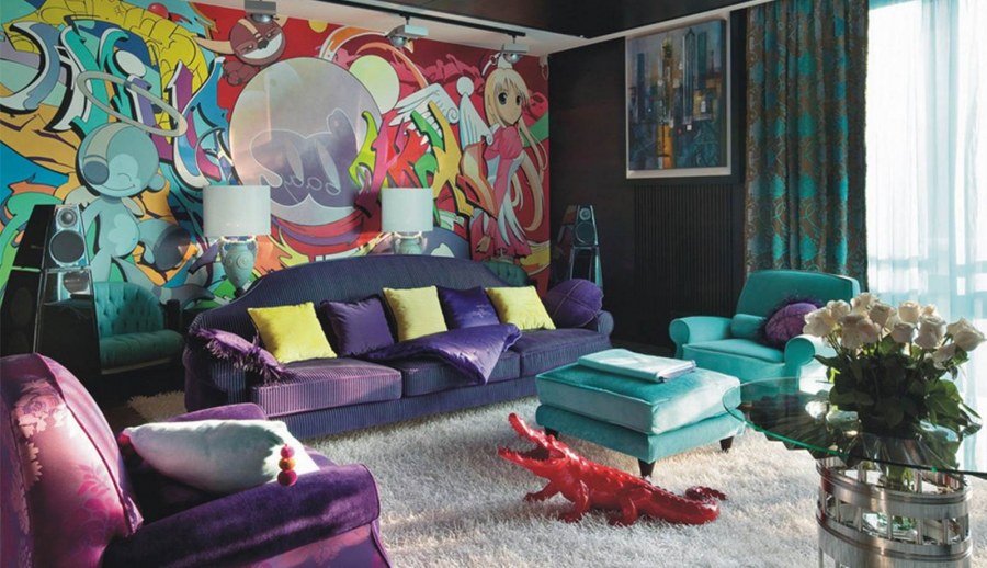 Интерьер в стиле Китч и арт деко