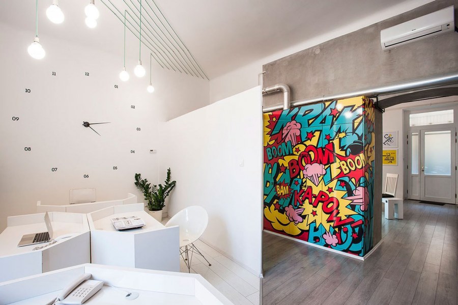 Поп арт в интерьере офиса