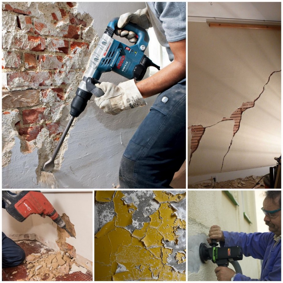 Штукатурка стен по маякам