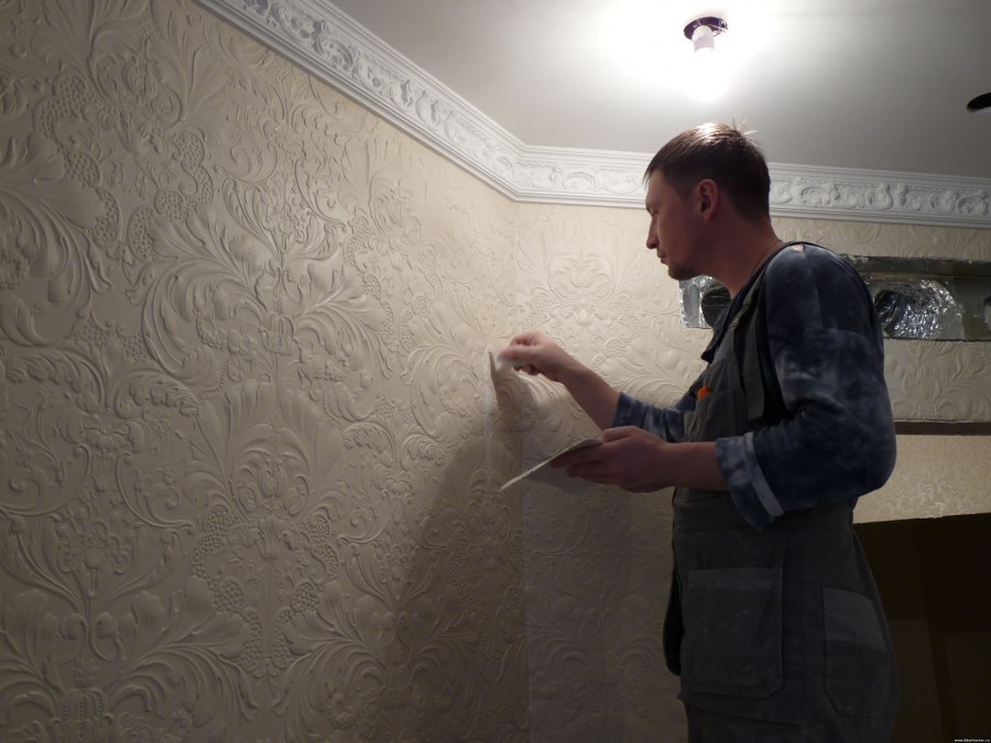 Вместо обоев штукатурка декоративная