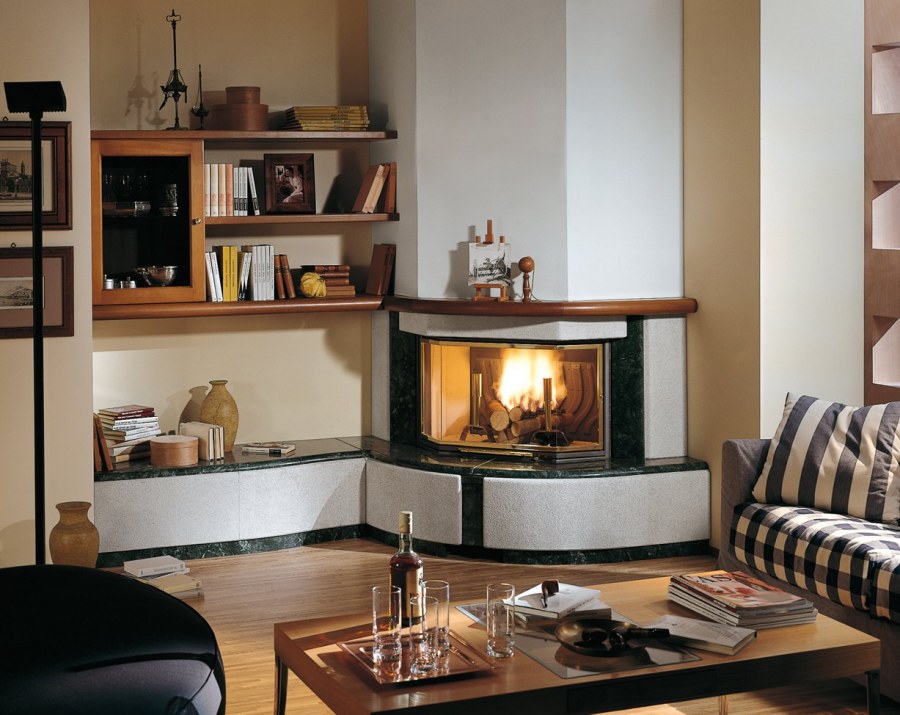 Камин Palazzetti угловой