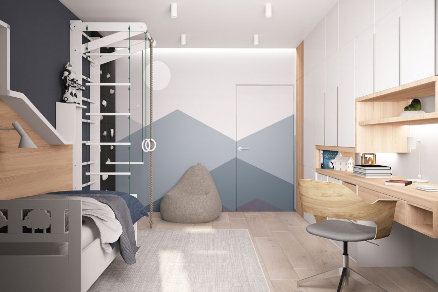 Комната для мальчика в стиле Минимализм