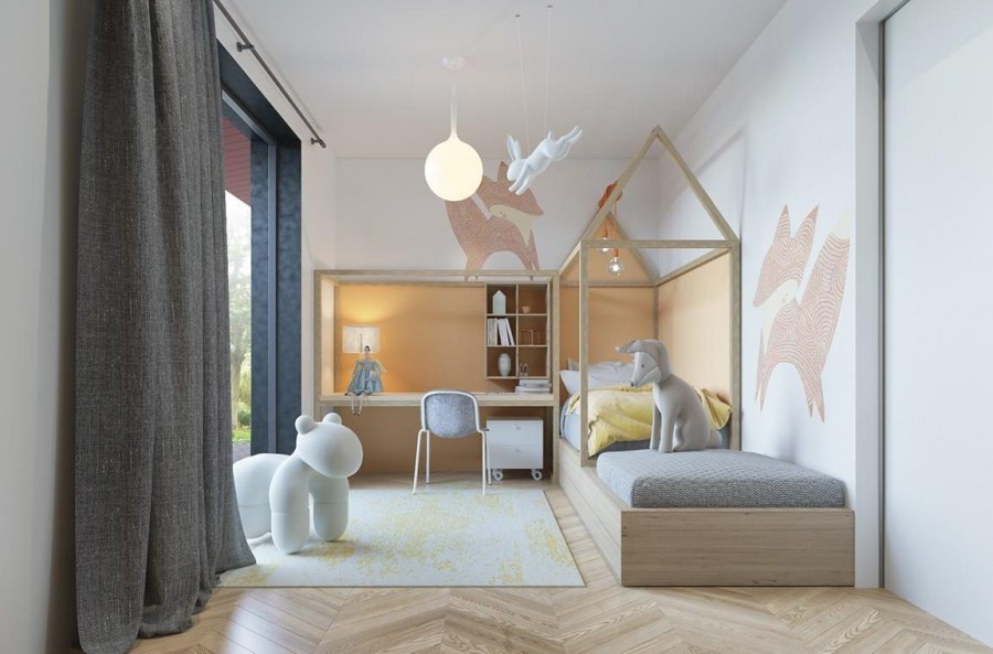 Детская в минималистическом стиле