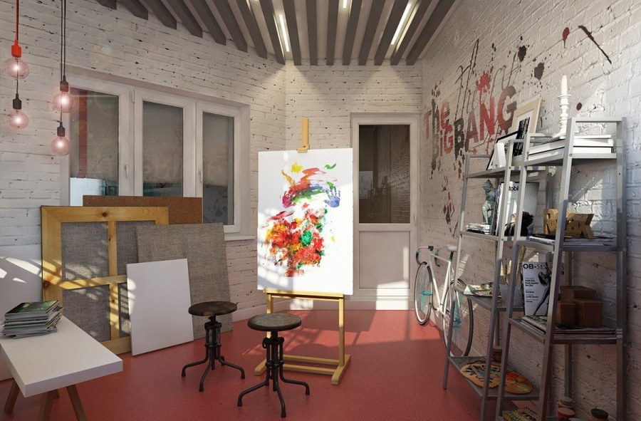 Интерьер художественной мастерской