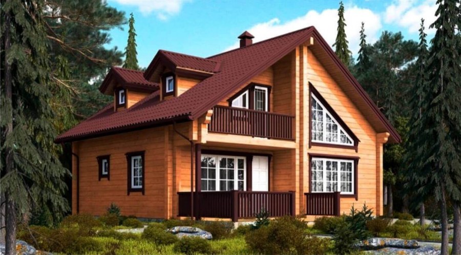 Брусовой дом Бавария