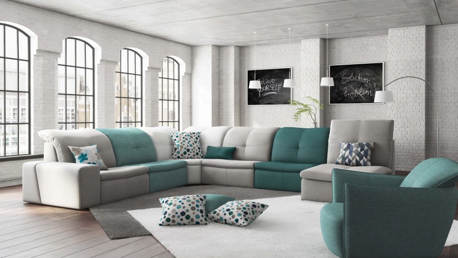 Диван искусственная замша