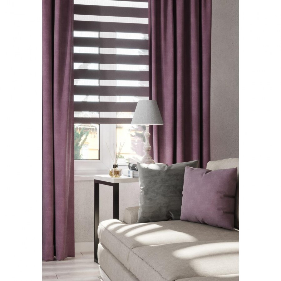 Штора рулонная день-ночь inspire 160х175 см цвет серый