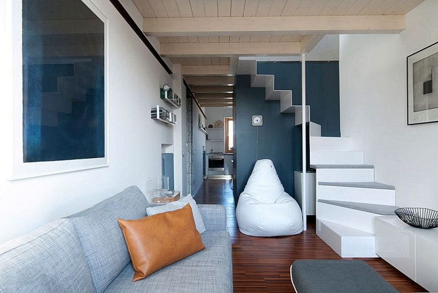 Маленькая квартира с высокими потолками