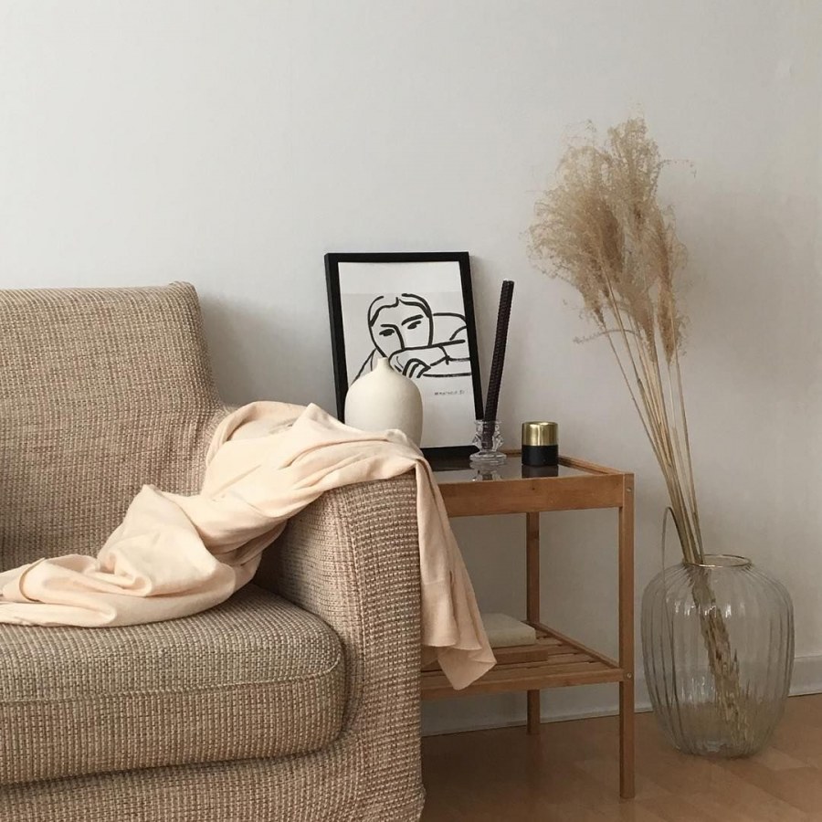 Комната в бежевых тонах Эстетика