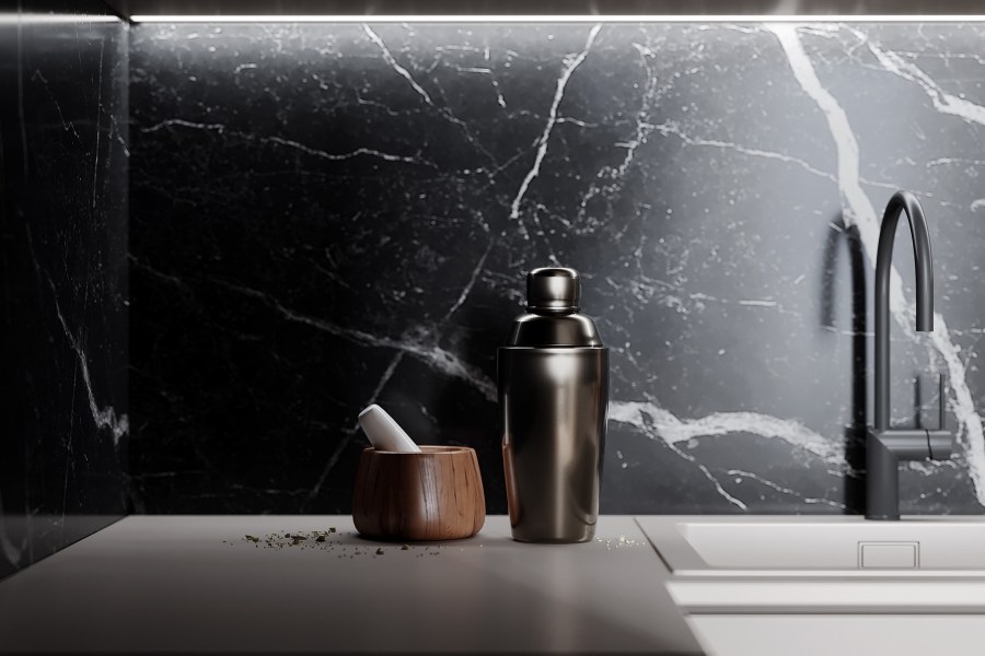 Мрамор Nero Belgio