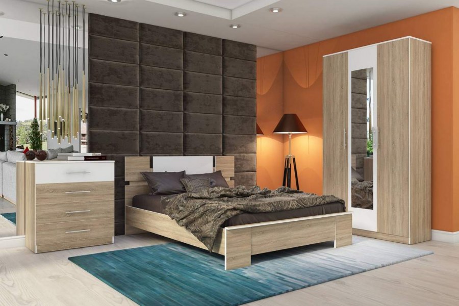 Оливия дуб сонома спальня