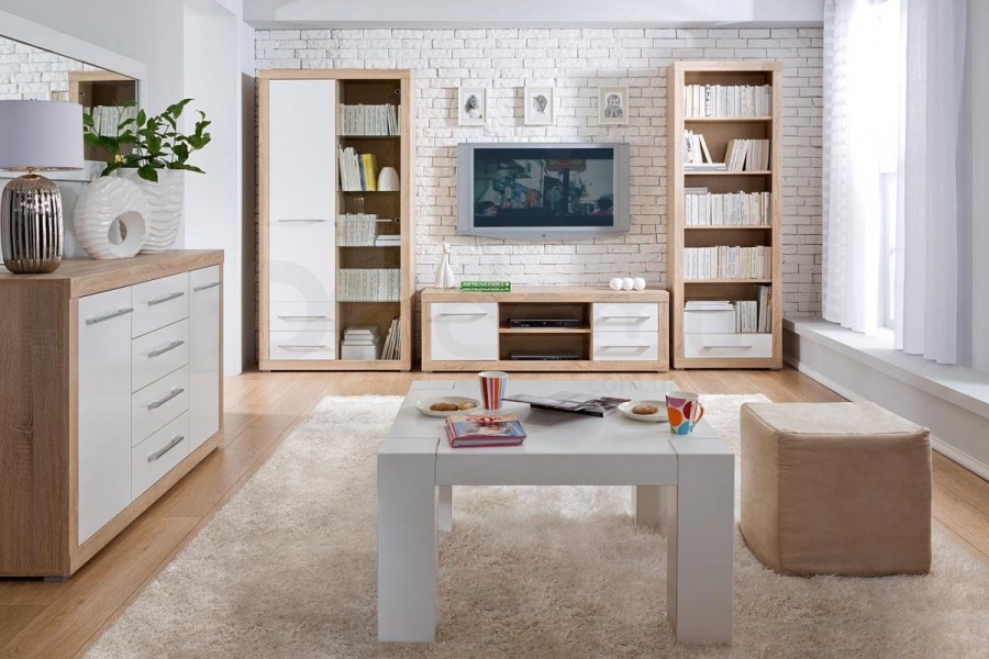 Мебель дуб сонома в интерьере