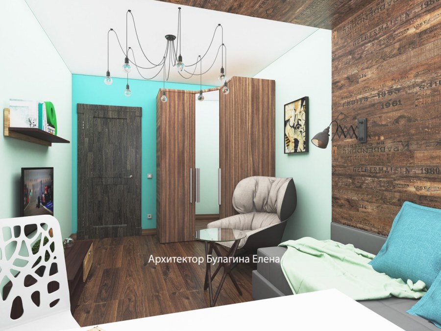 Короб дизайнерский серо белый