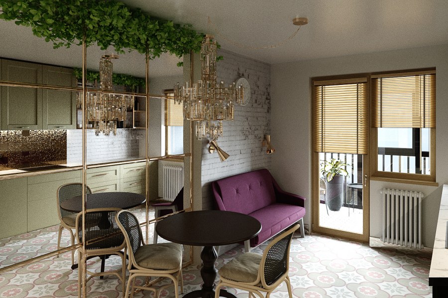 Трехкомнатная квартира от пик интерьер