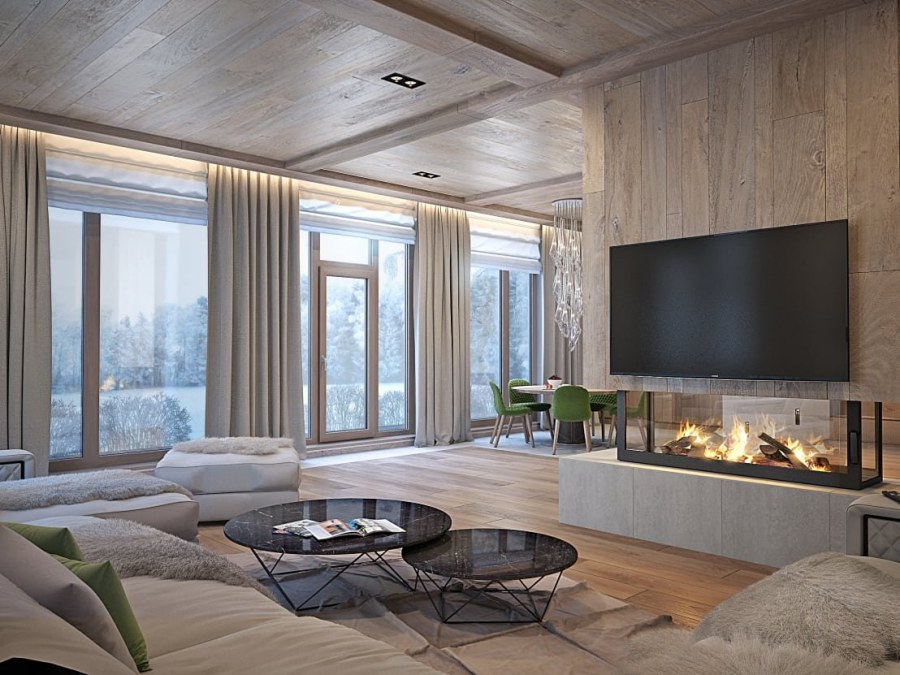 Стильные интерьеры домов