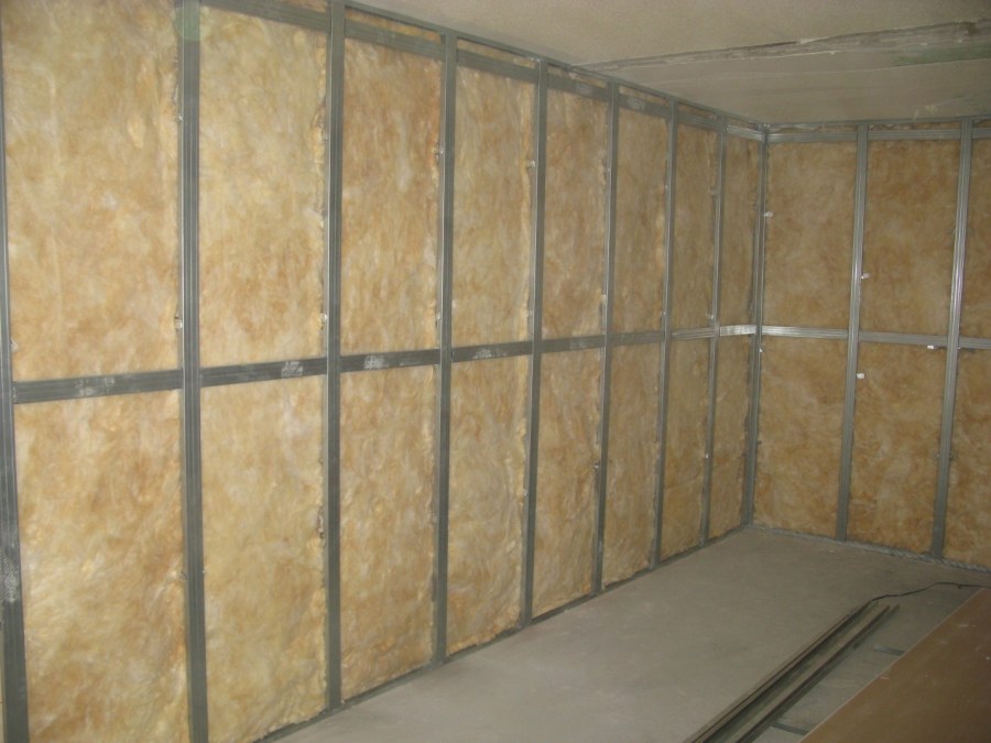 Шумоизоляция стены каркас