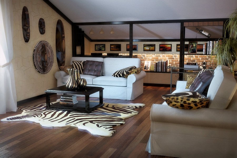 Африканский стиль в интерьере