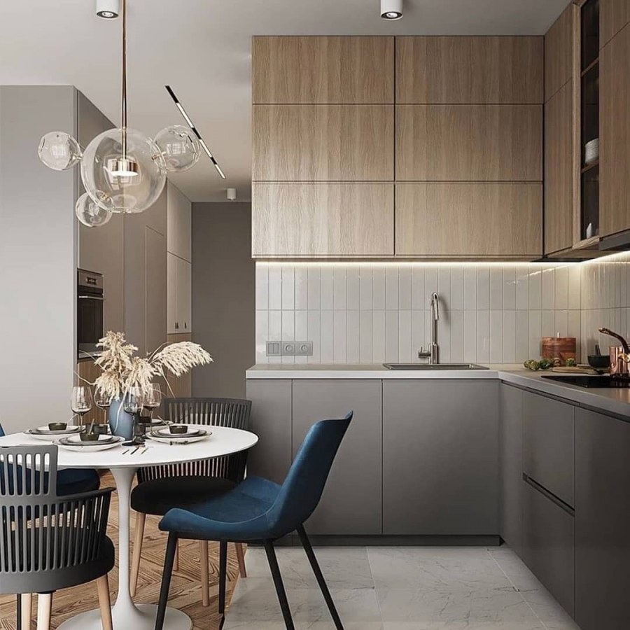 Современная маленькая кухня