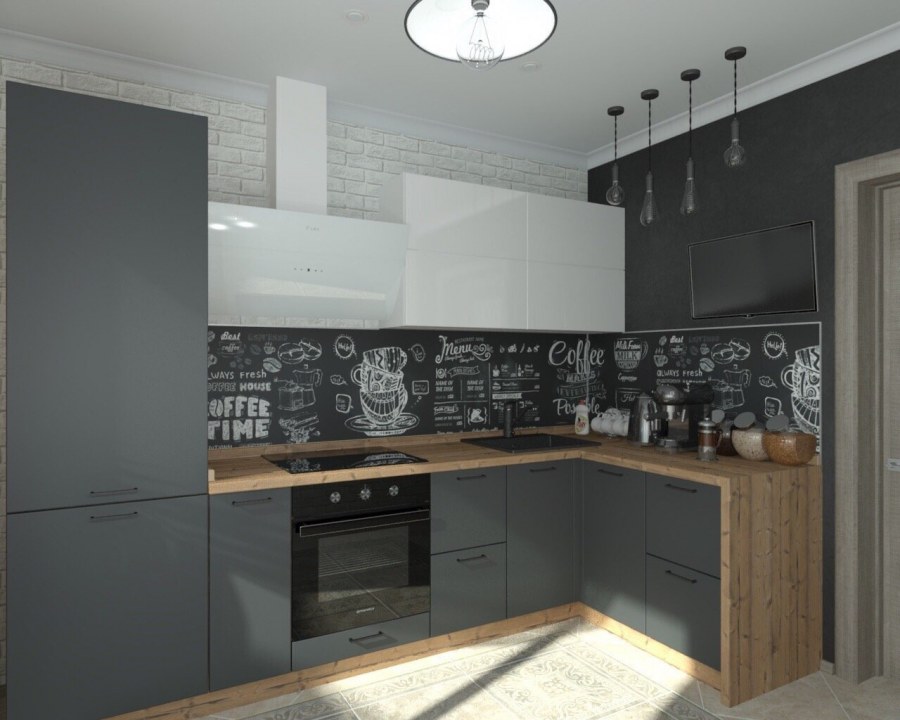 Кухня лофт касторама в интерьере