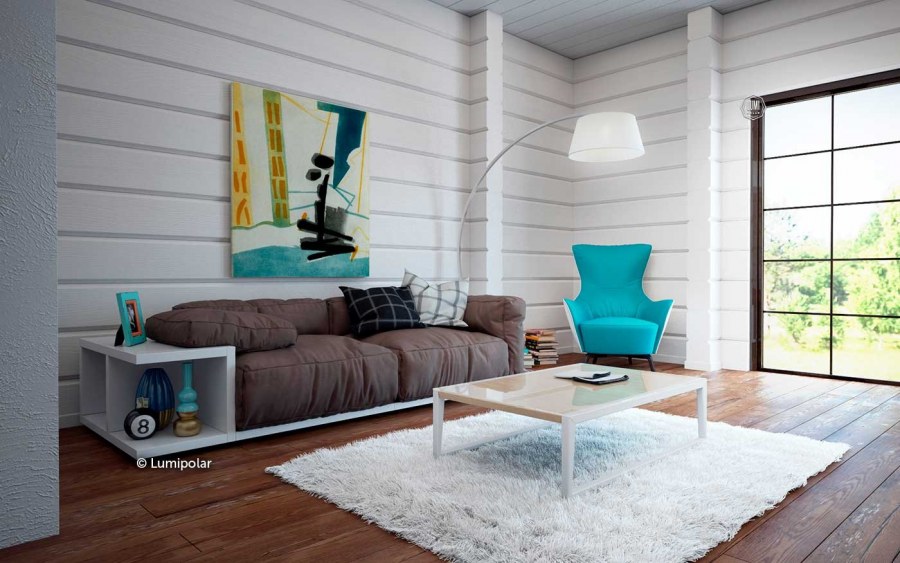 Tikkurila зеленый имитация бруса