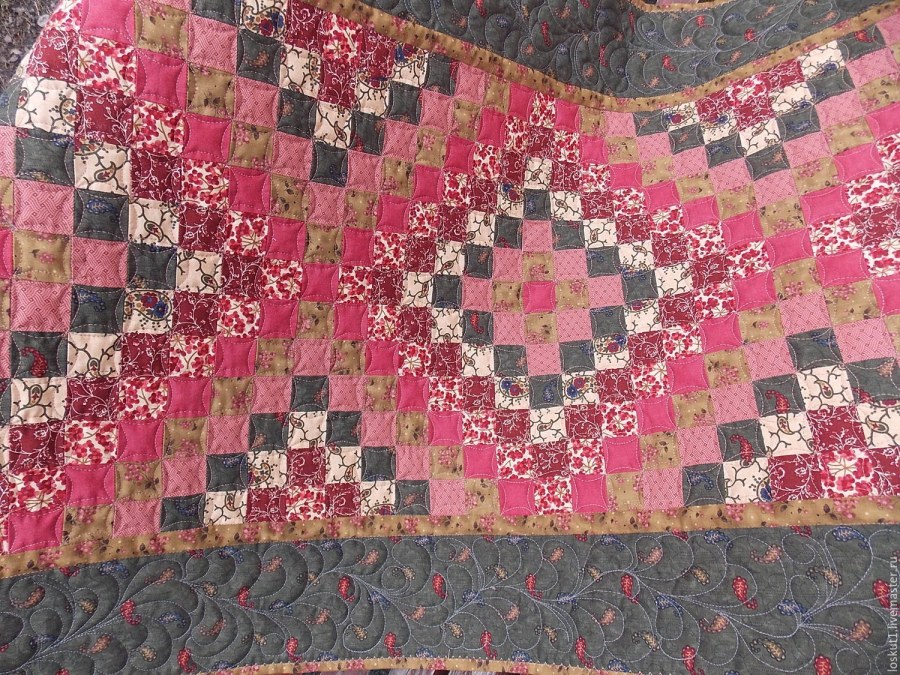 Лоскутный ковер в интерьере