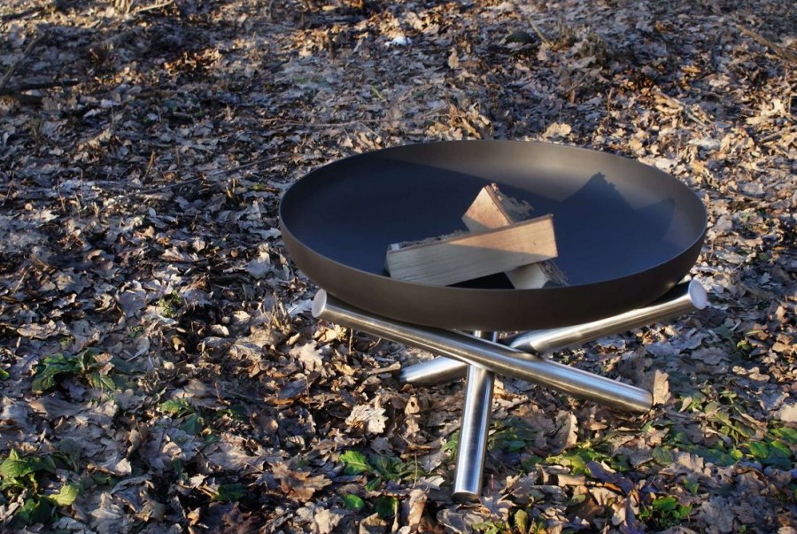 Костровая чаша очаг квадратная