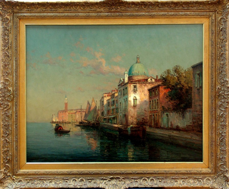 Репродукция картины Venicе Palazzo Foscari and Palazzo Balbi 1735 г.