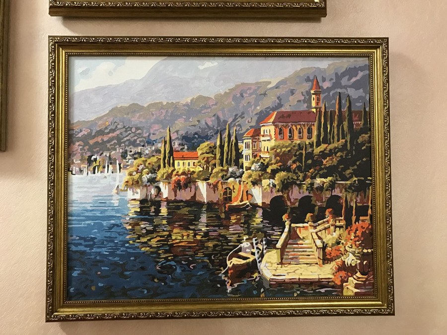 Картина итальянский дворик