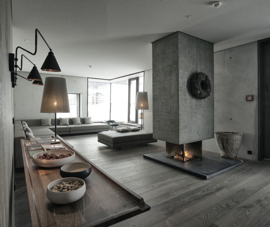 Архитектурный цемент в интерьере