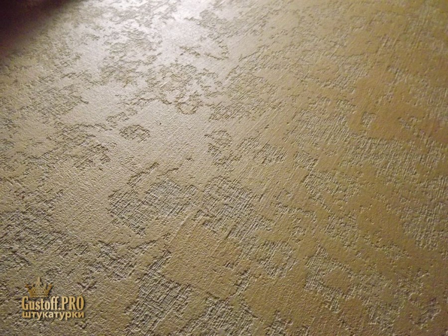 Фактурная штукатурка лен