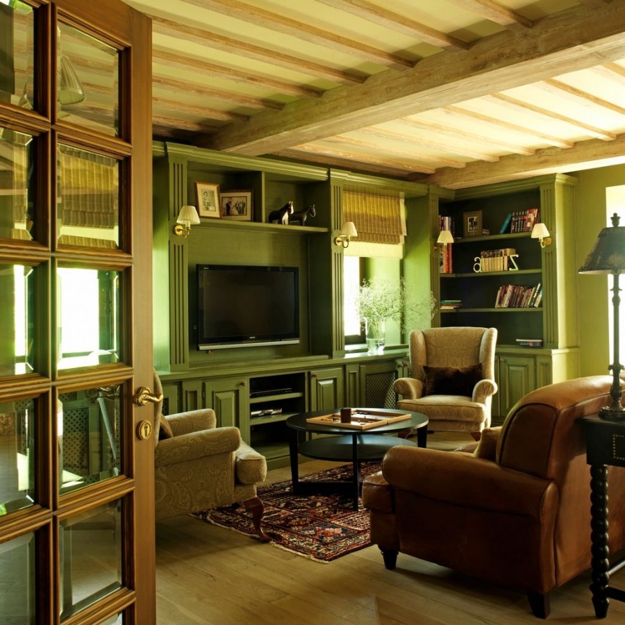 Гостиная в дачном стиле