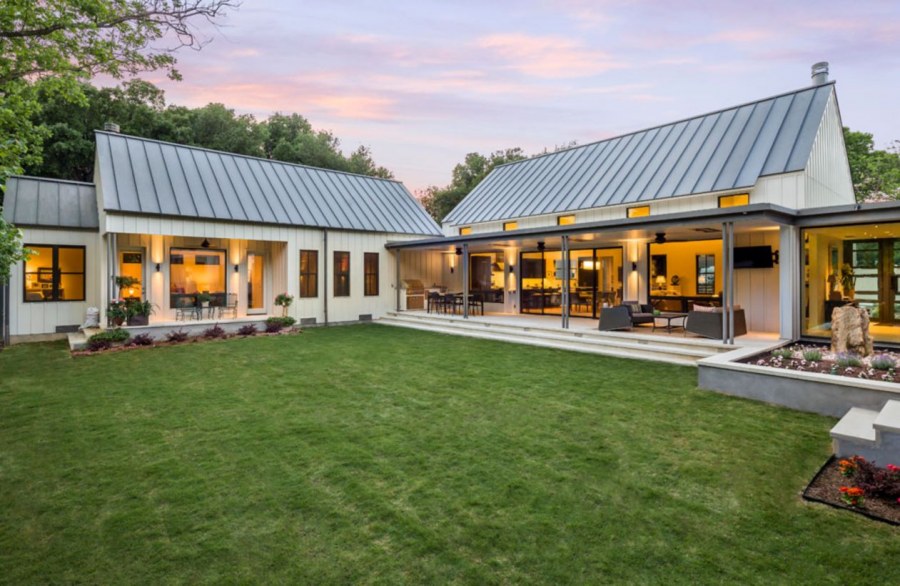 Проект дома в стиле ранчо одноэтажный