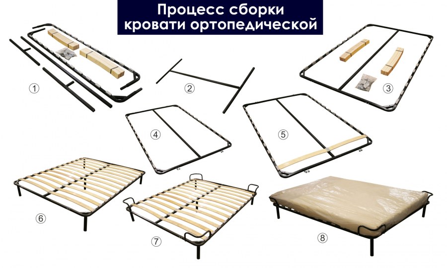 Кровать из слэба лофт