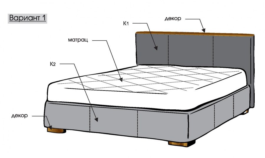 Кровать евро размер