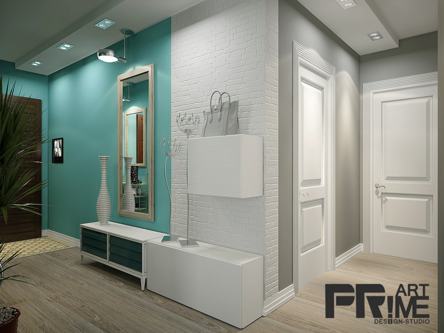 Серая прихожая