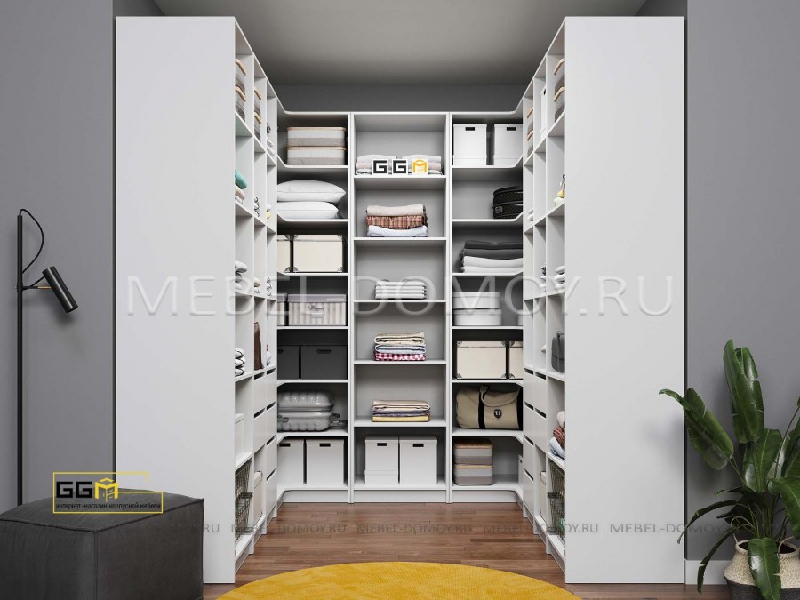 Гардеробная в стиле лофт аристо