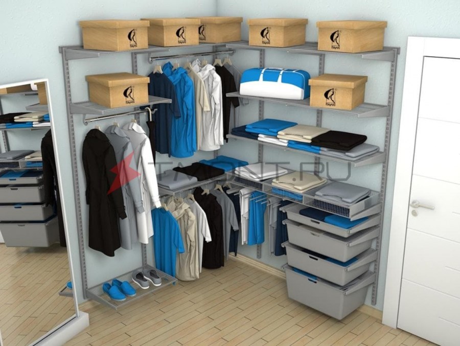 Двери в гардеробную комнату