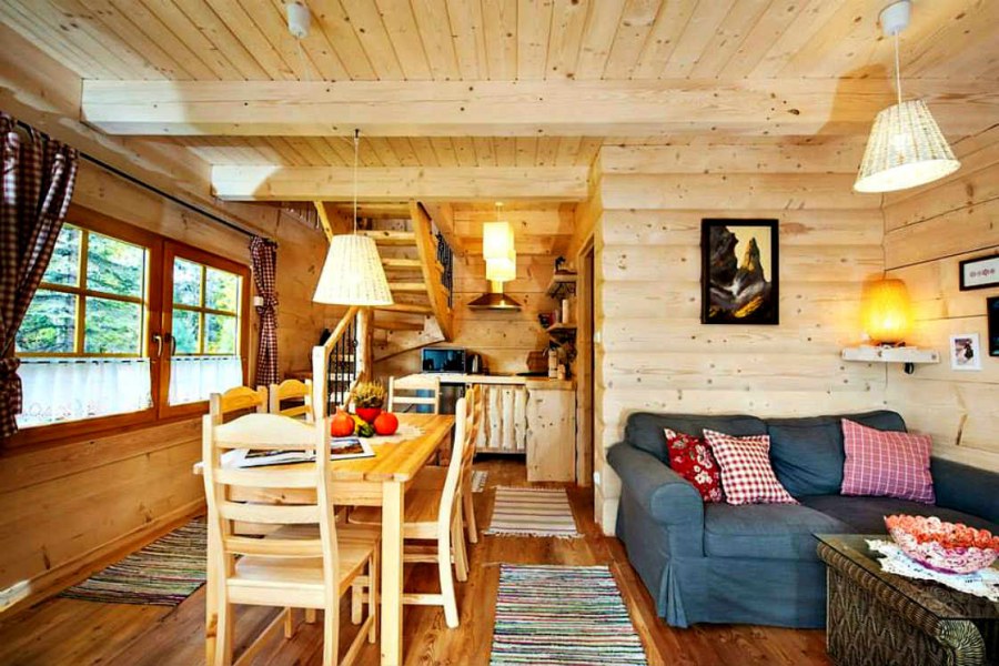 Интерьеры дачных домов