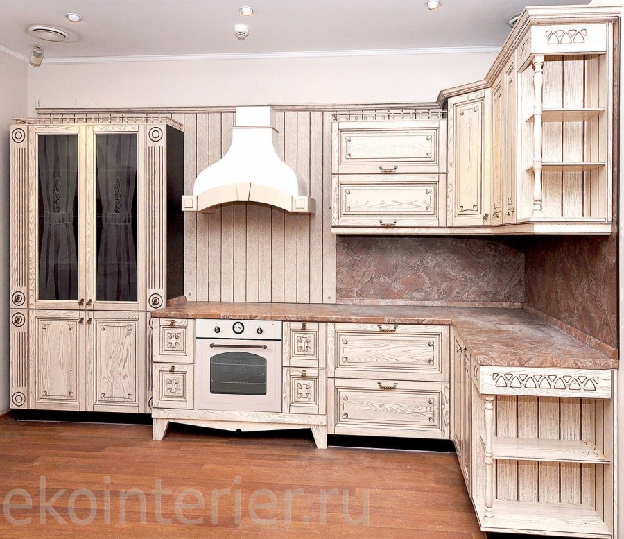 Кухня Нэнси массив ясеня