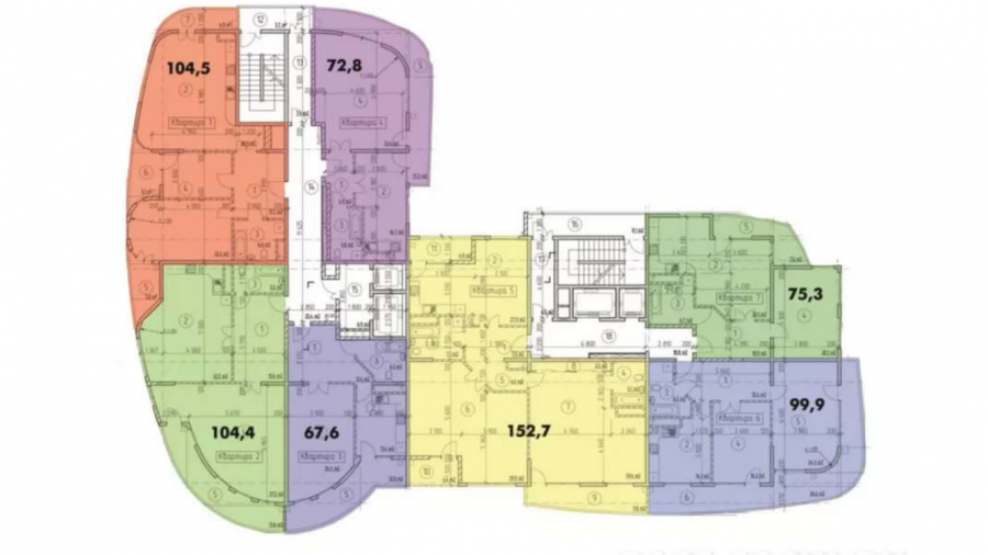 Флагман Заводская 94 планировки