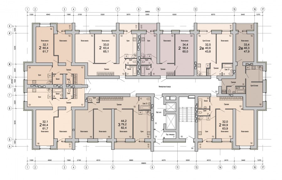 Волжский парк планировки