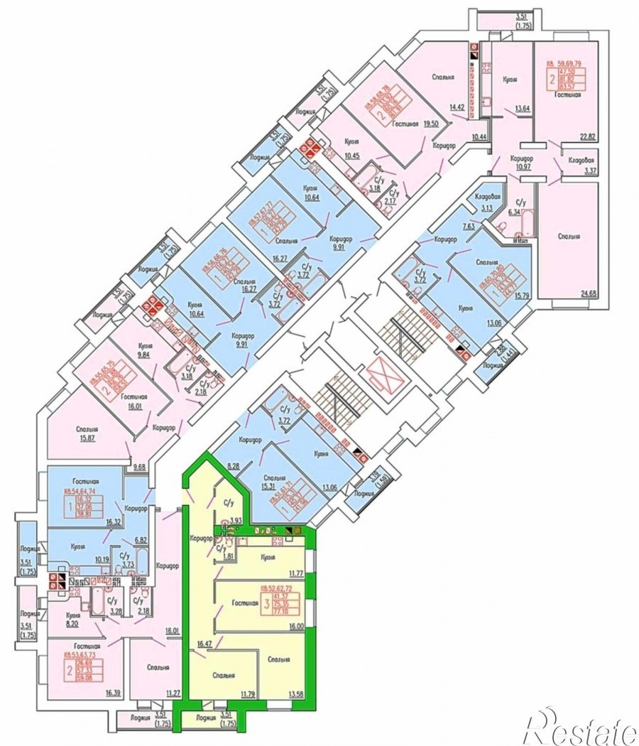 ЖК бизнес класса планировки