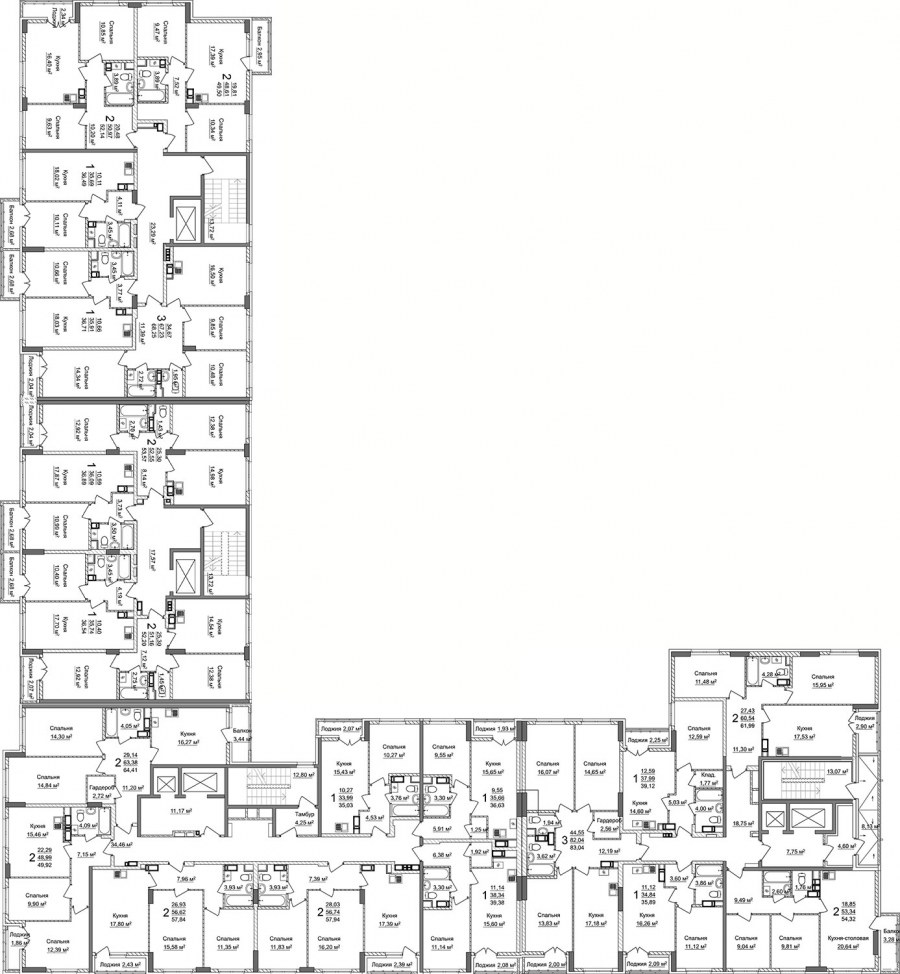 ЖК флагман Нижний Новгород планировка квартир