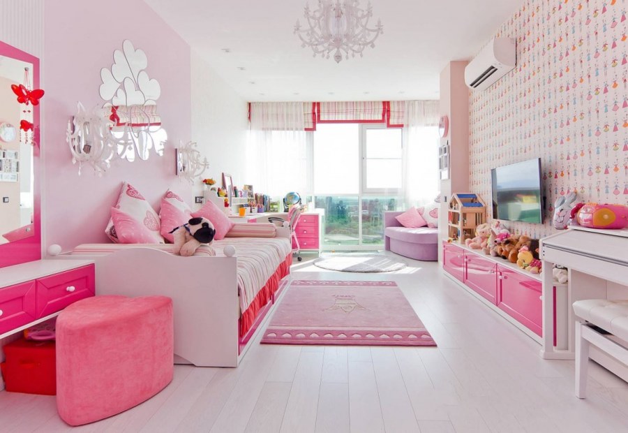 Большая комната для девочки