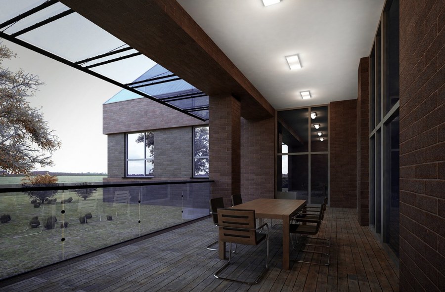 Коттедж в стиле лофт