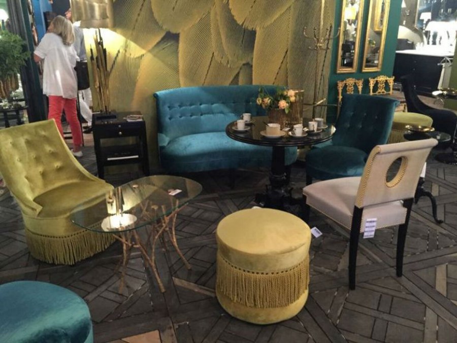 Оранжевый и бирюзовый в интерьере