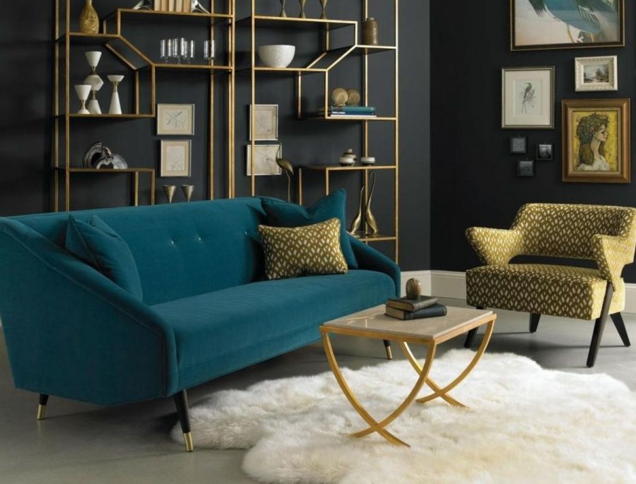 Гостиная цвета чирок