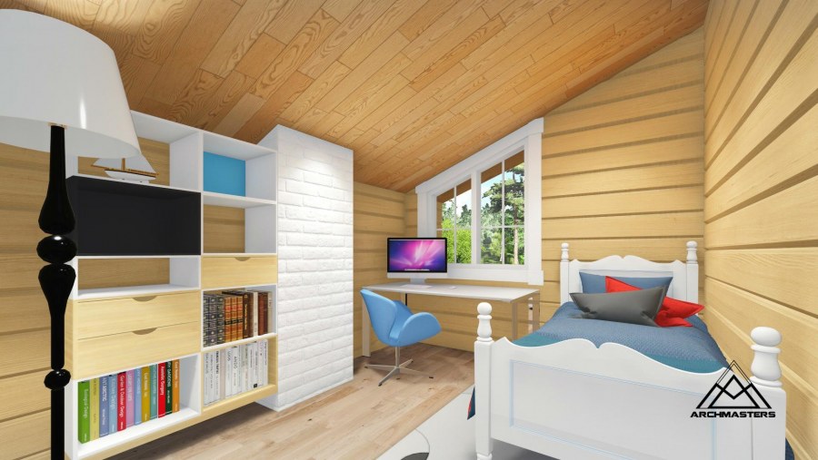 Мансарда экостиль