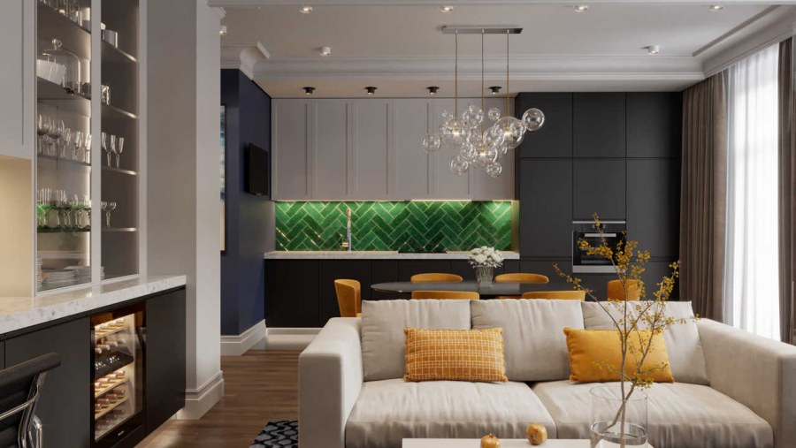 Дизайн интерьера 2 комнатной квартиры