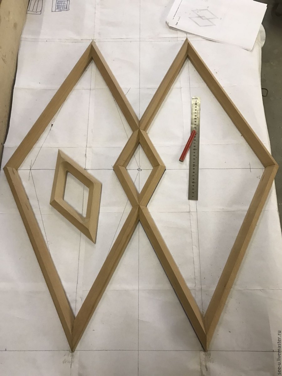 Зеркало из ромбов